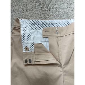 J. CREW WOMEN'S PERFECT SHORT KHAKI COTTON SIZE 8 PERFECT USED CONDITION